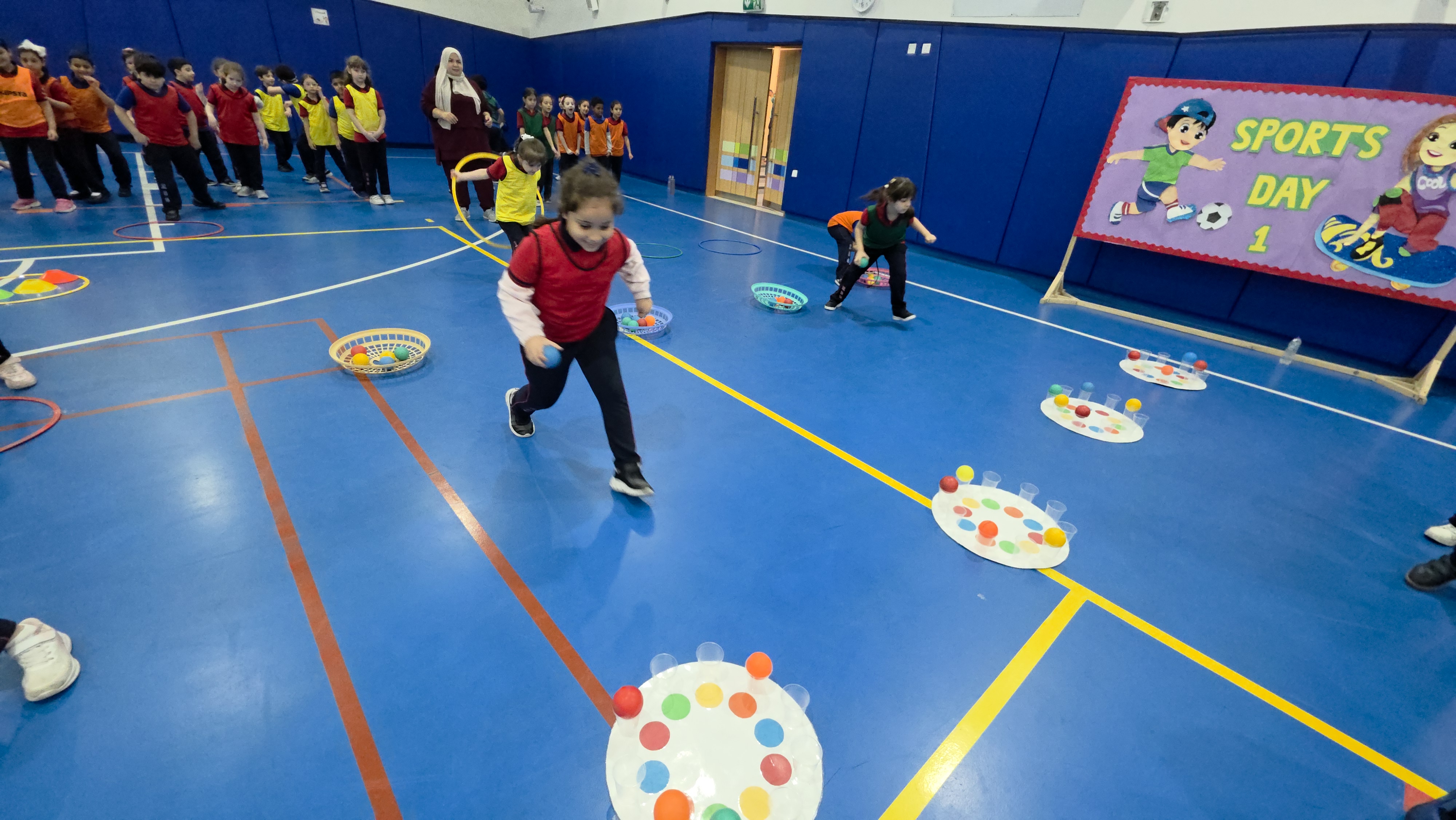 اليوم الرياضي للصف الأول 