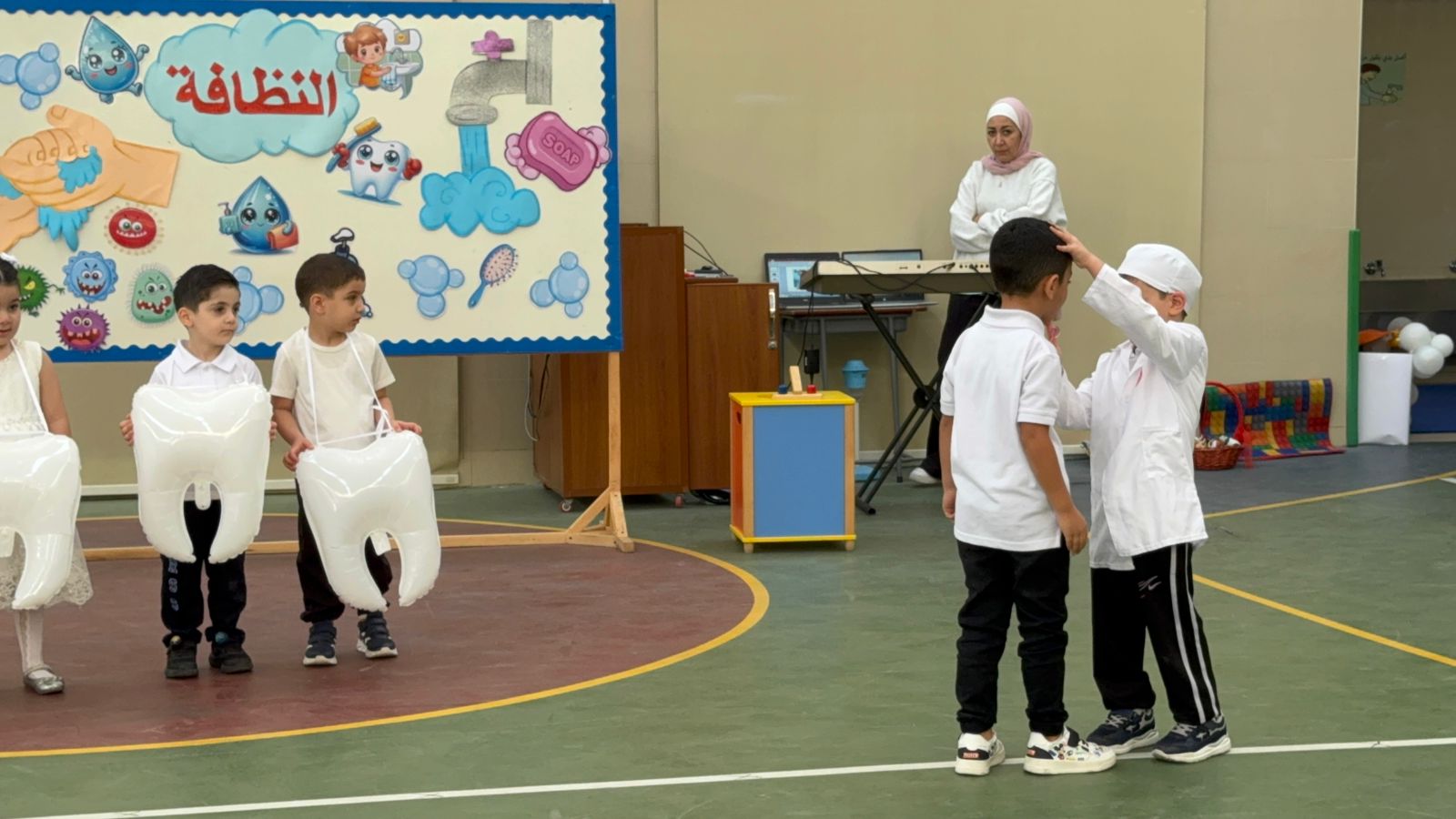 اذاعة مدرسية للروضة الأولى بعنوان النظافة