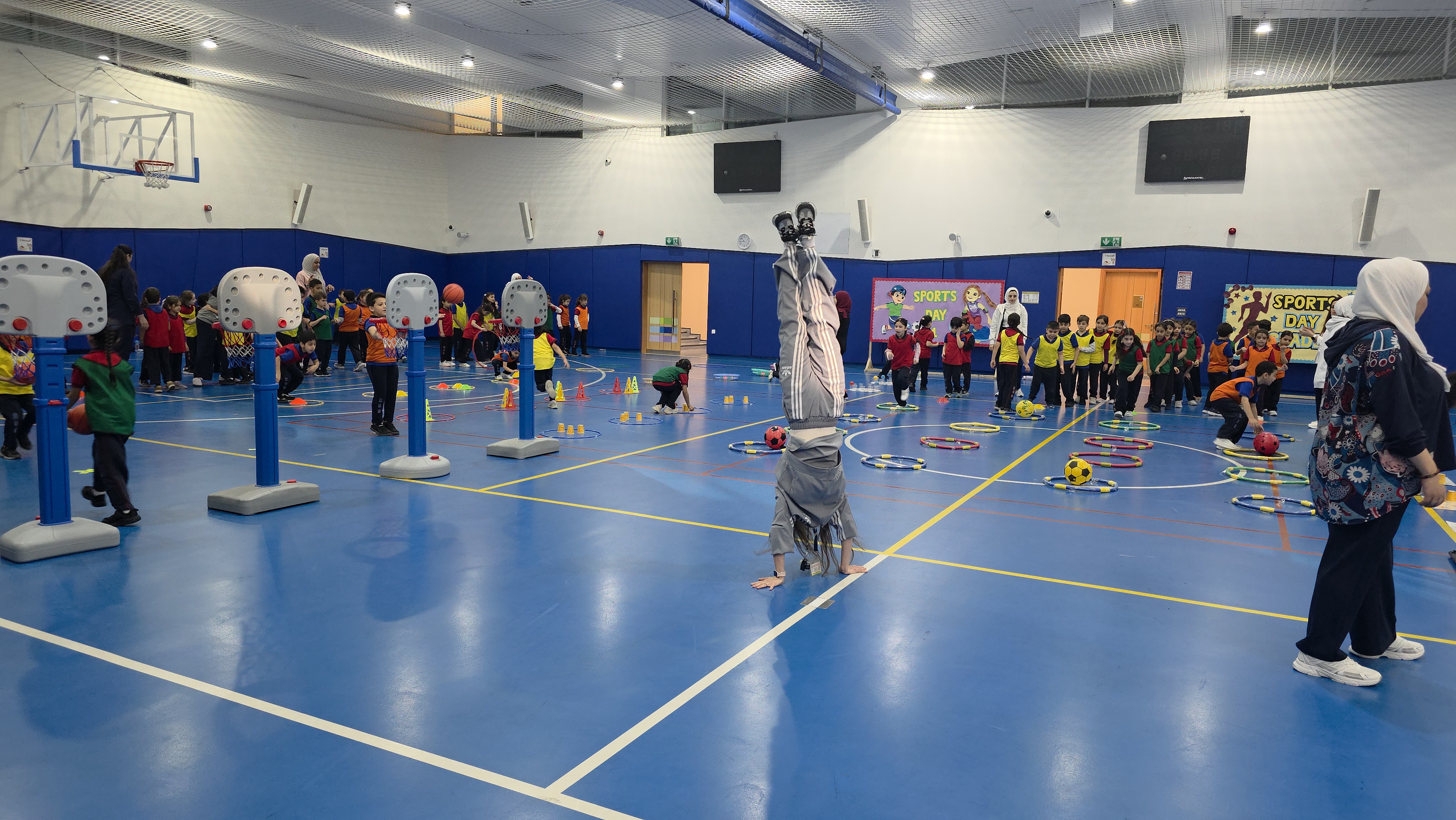 اليوم الرياضي للصف الأول 