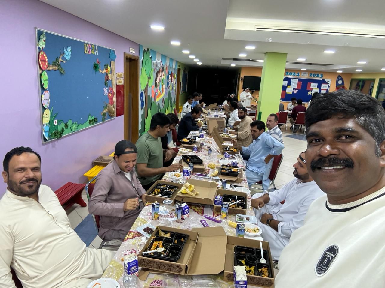 افطار رمضان للعمال