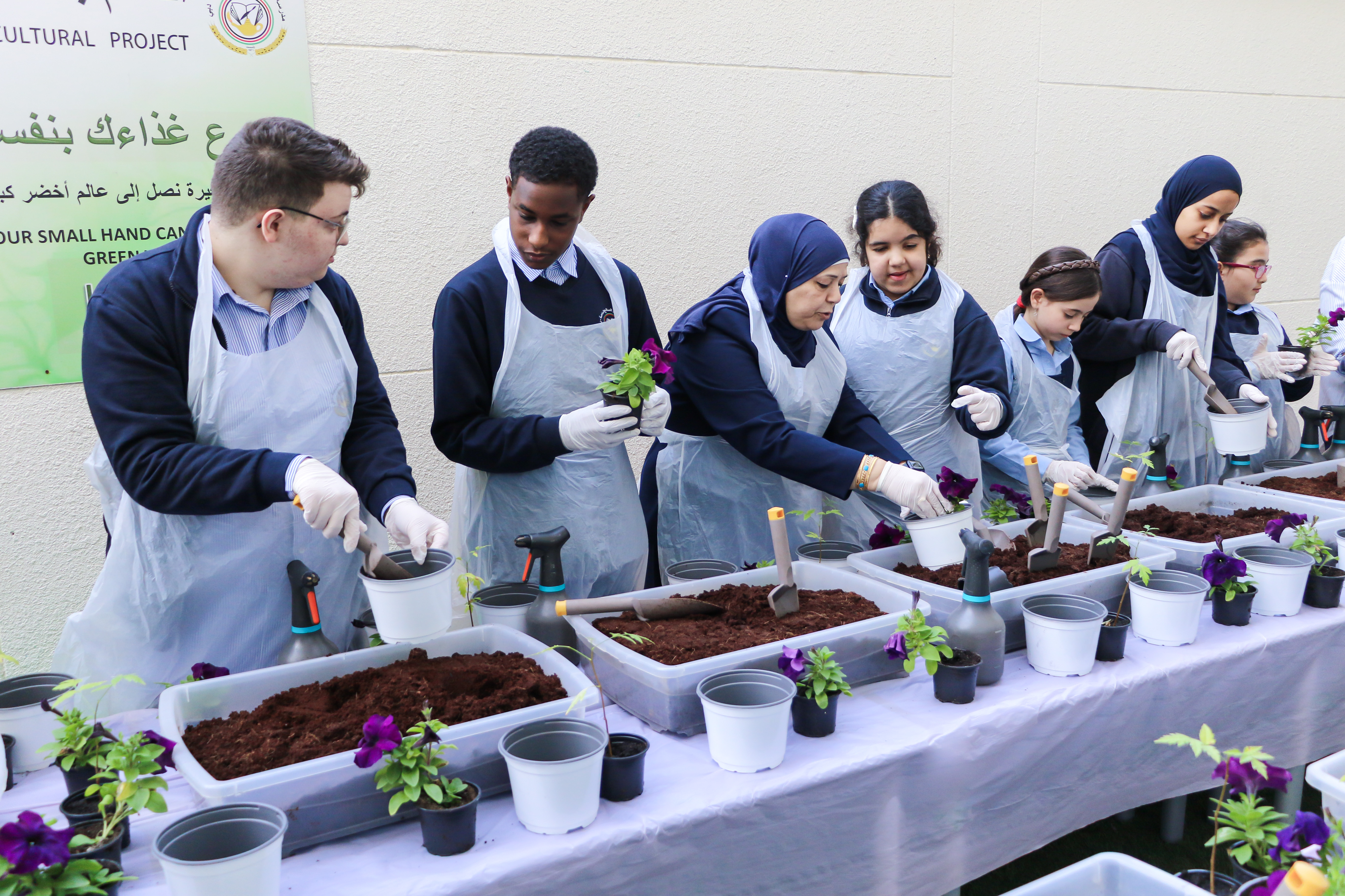 ورشة عمل زراعية ( ماذا ازرع في حديقتي ) بالتعاون مع بلدية دبي