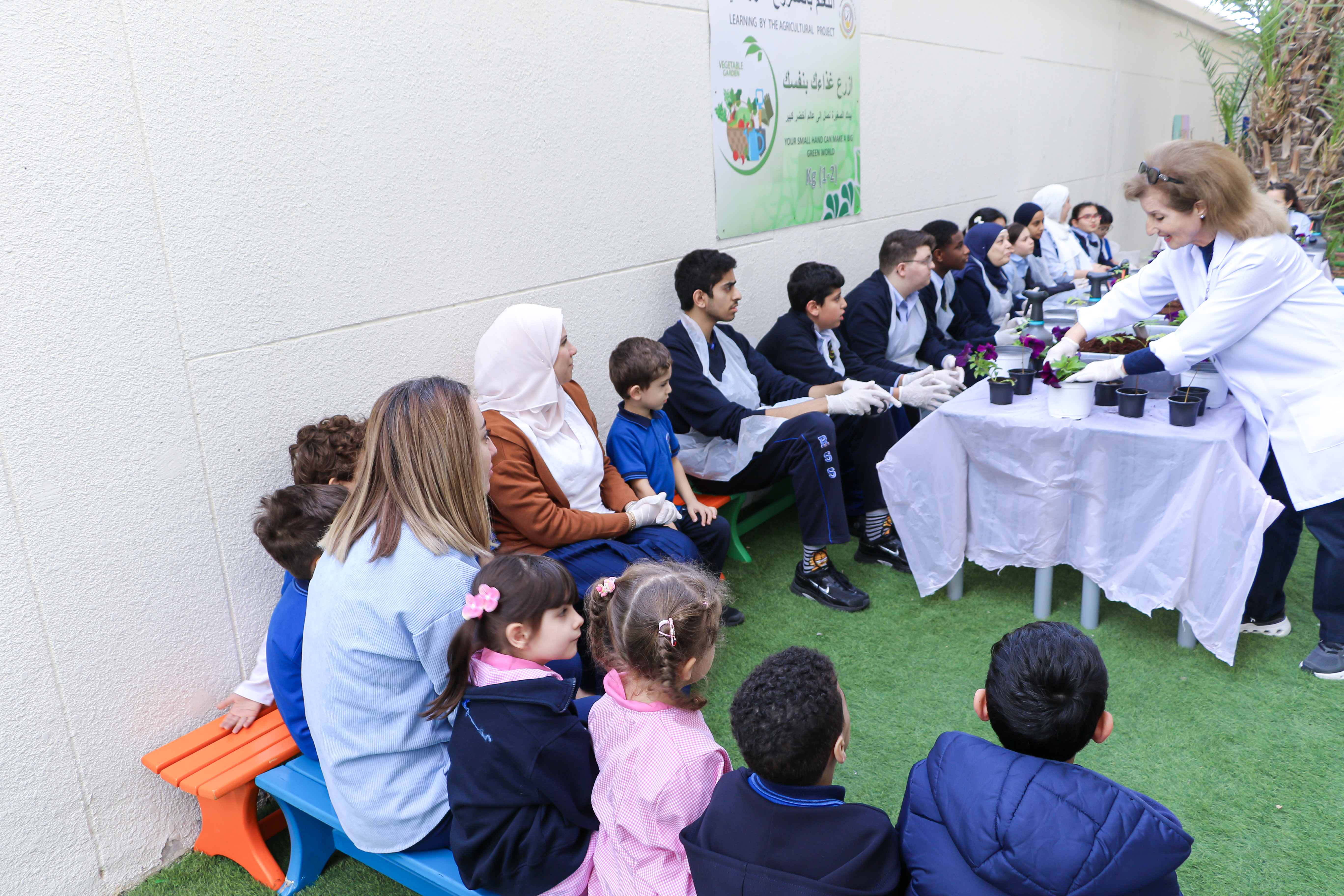 ورشة عمل زراعية ( ماذا ازرع في حديقتي ) بالتعاون مع بلدية دبي