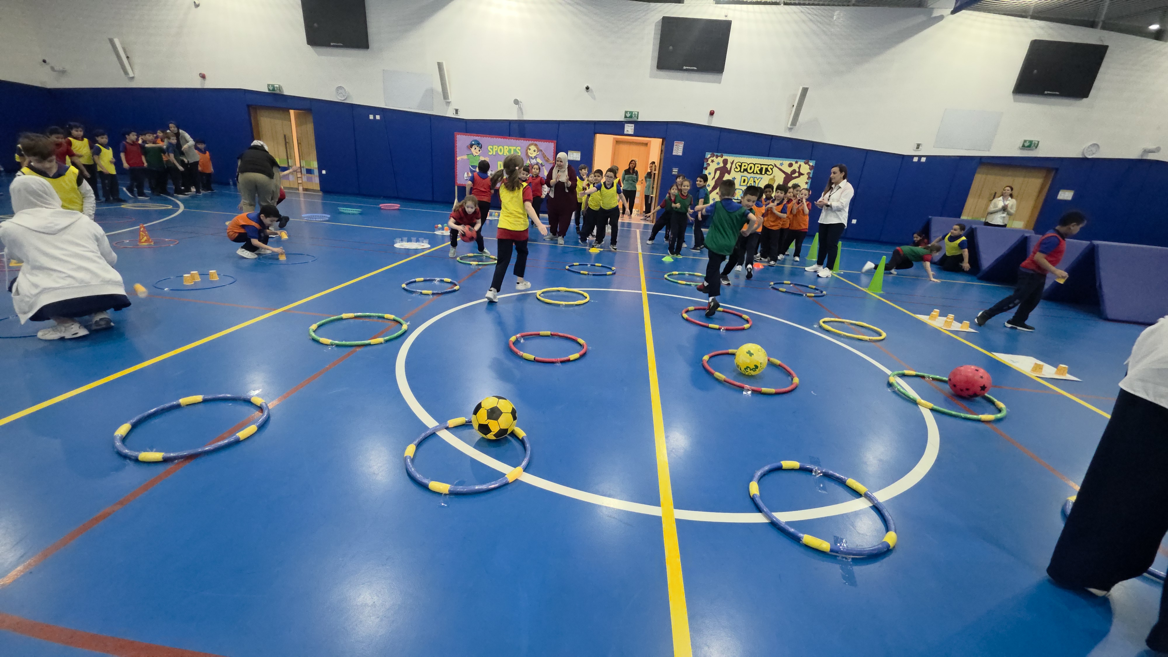 اليوم الرياضي للصف الأول 