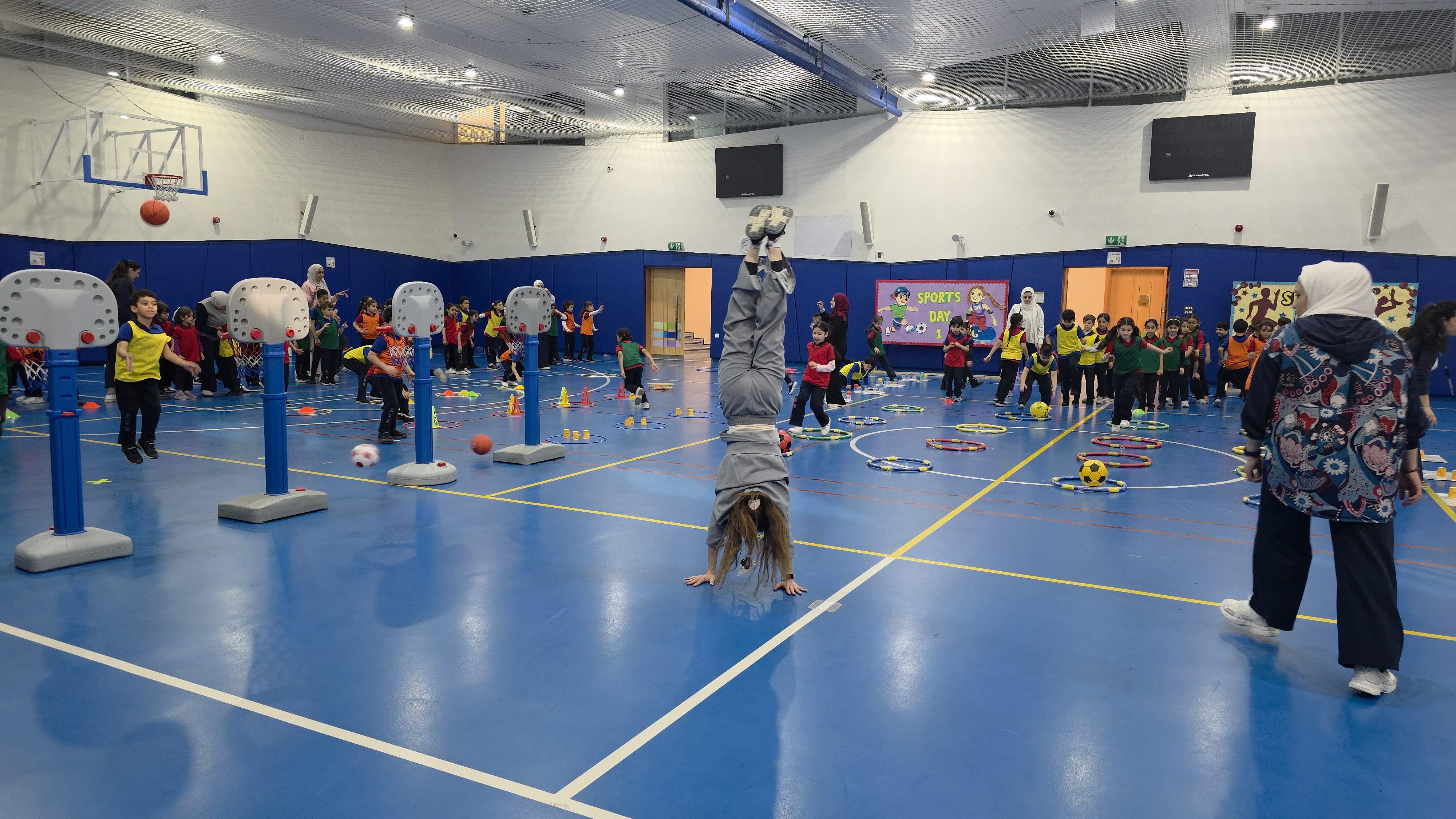 اليوم الرياضي للصف الأول 