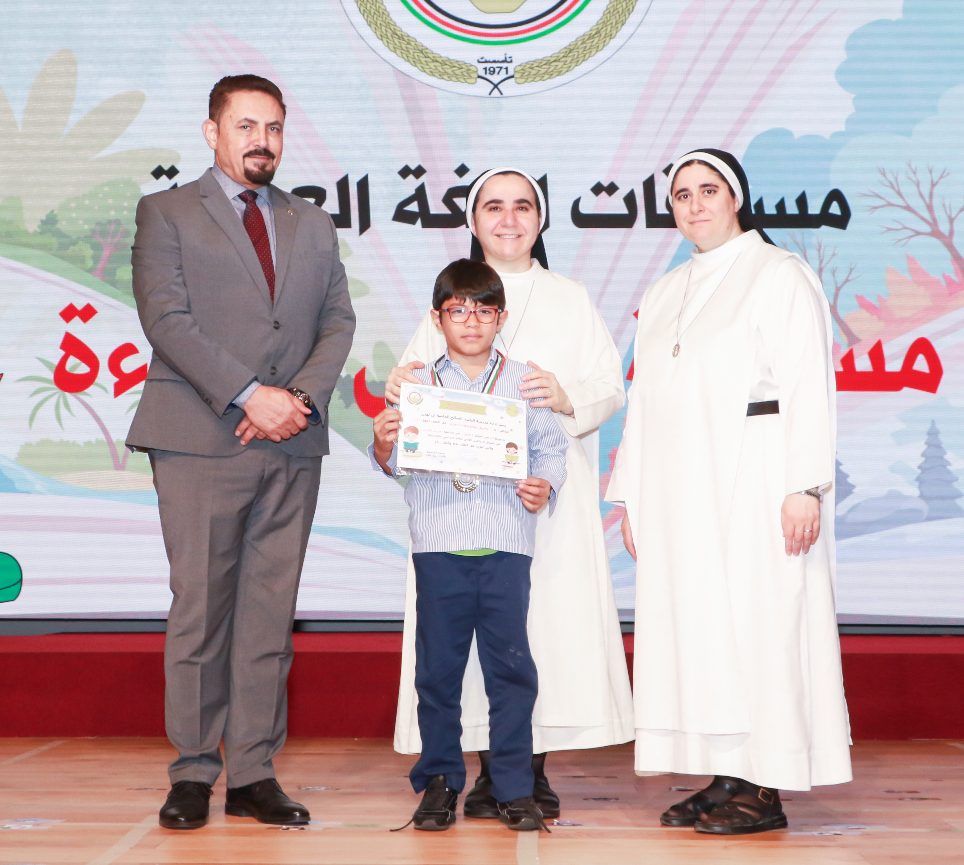  تَكْريمُ الفائزينَ فِي مُسابقَةِ “فارِسِ القِراءَةِ” 