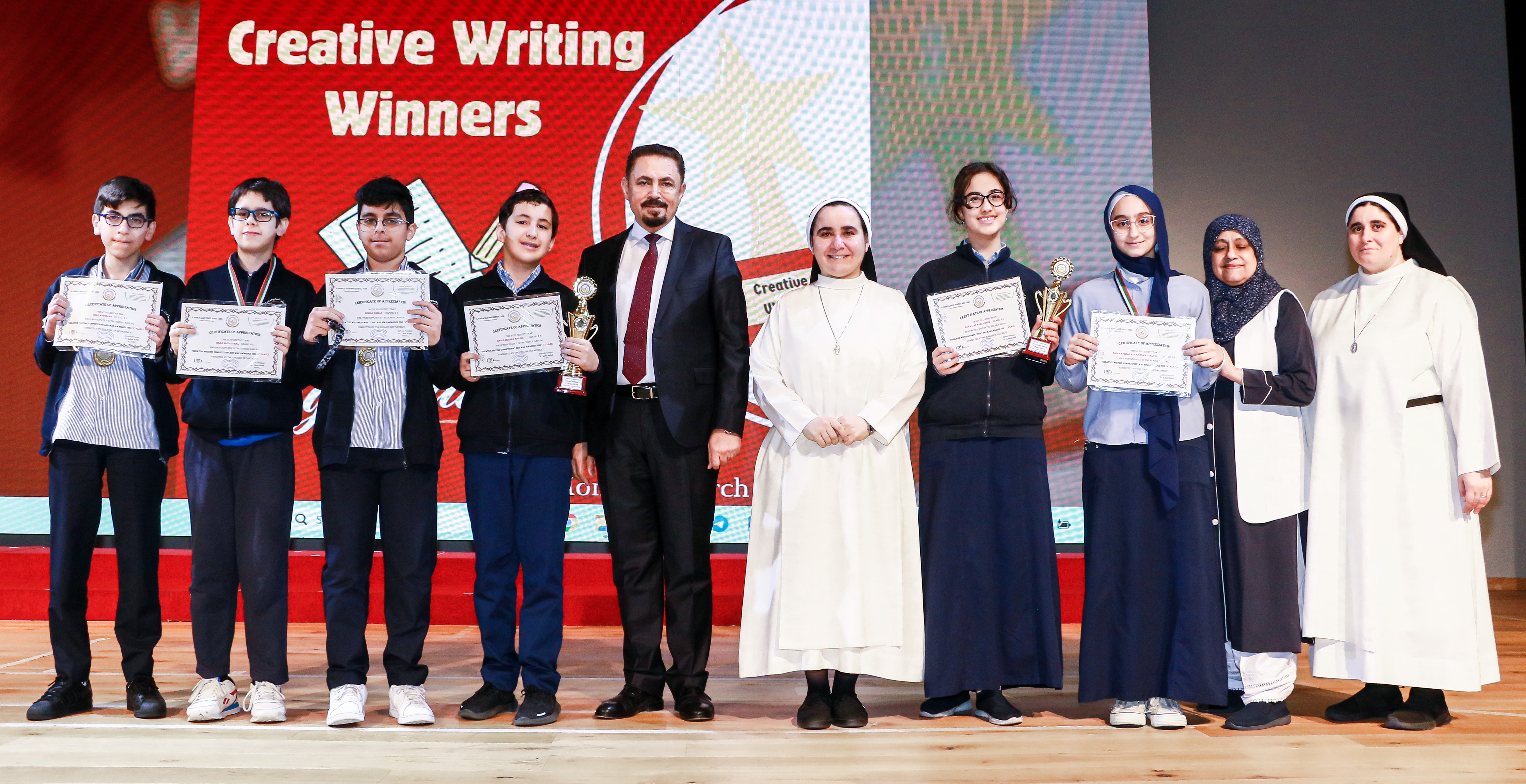 The Winners of The Creative Writing Competition - 2023 - 2024 