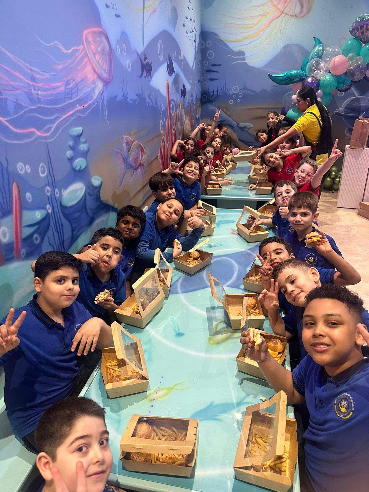 رحلة ترفيهية لطلبة الصف الثالث إلى Ready Set Go في دبي