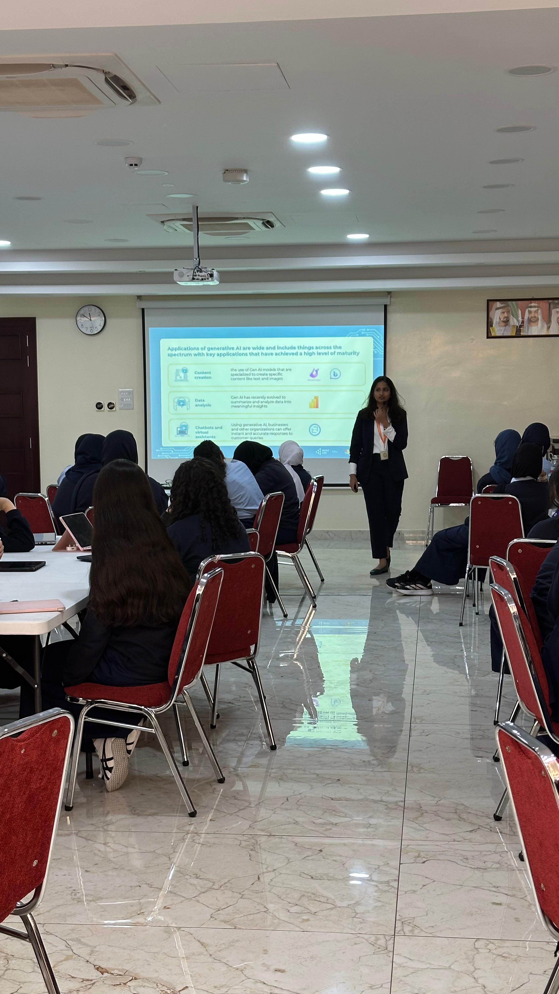  ورشة مميزة حول الذكاء الاصطناعي من مايكروسوفت بالتعاون مع مؤسسة إنجاز الإمارات