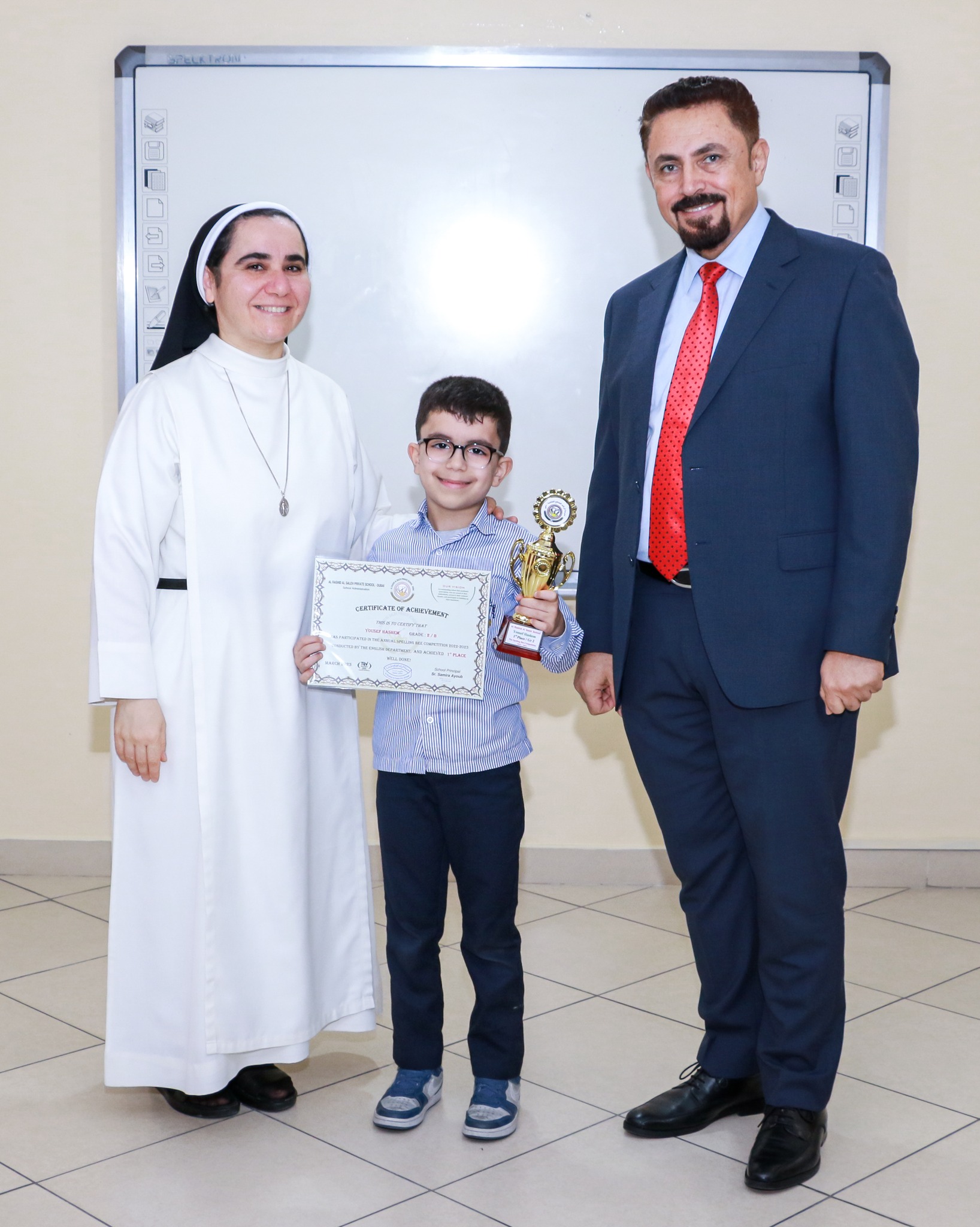Results of the Spelling Bee Competition - Grades (1 - 6)